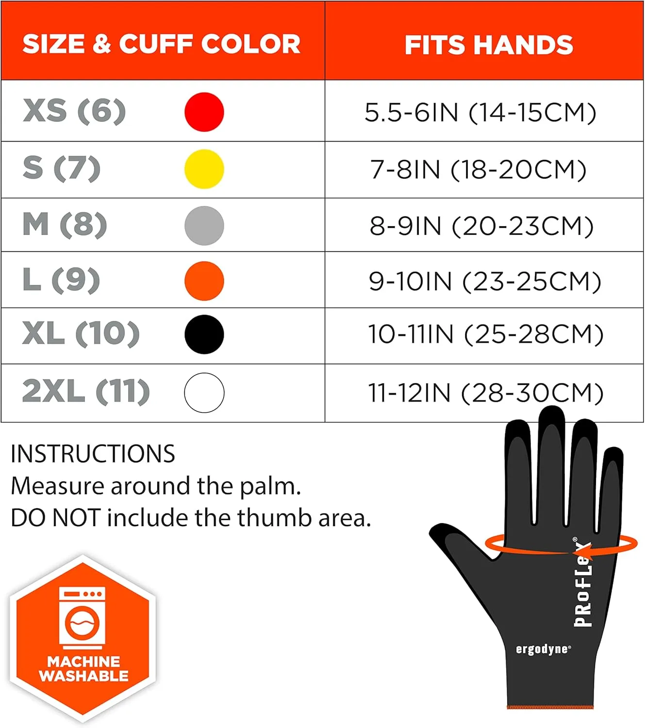 Nitrile Coated Work Gloves, High Dexterity, Ergodyne ProFlex 7001, Medium,Black Black 1 Count (Pack of 1)