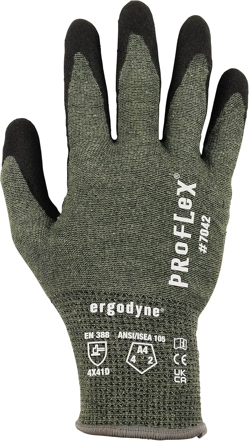 Ergodyne ProFlex 7042 Nitrile Coated Cut-Resistant Gloves