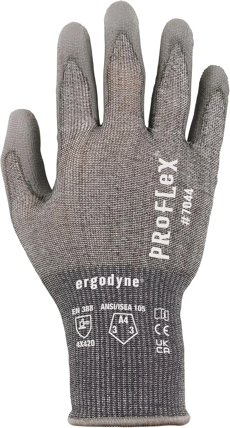 Ergodyne ProFlex 7044 PU-Coated Cut-Resistant Work Gloves