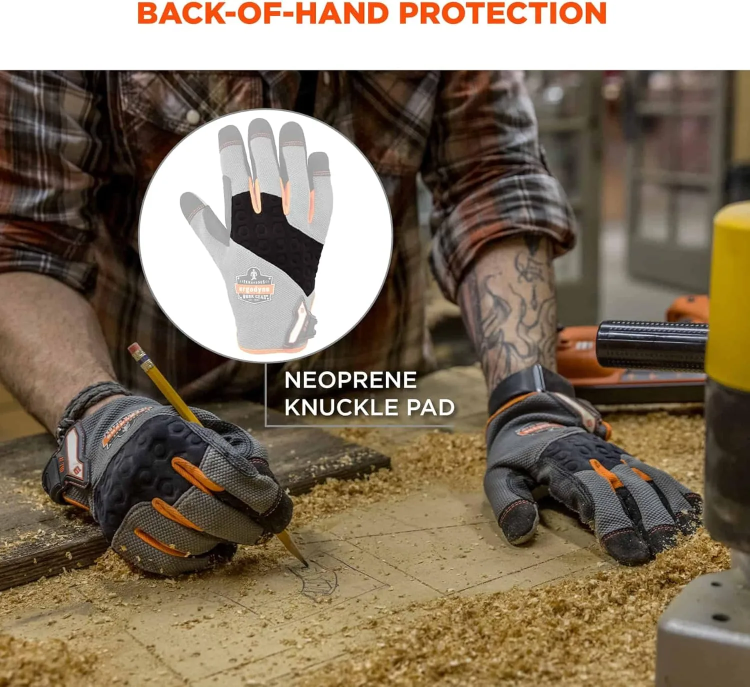 ERGODYNE ProFlex 710 Heavy-Duty Utility Gloves