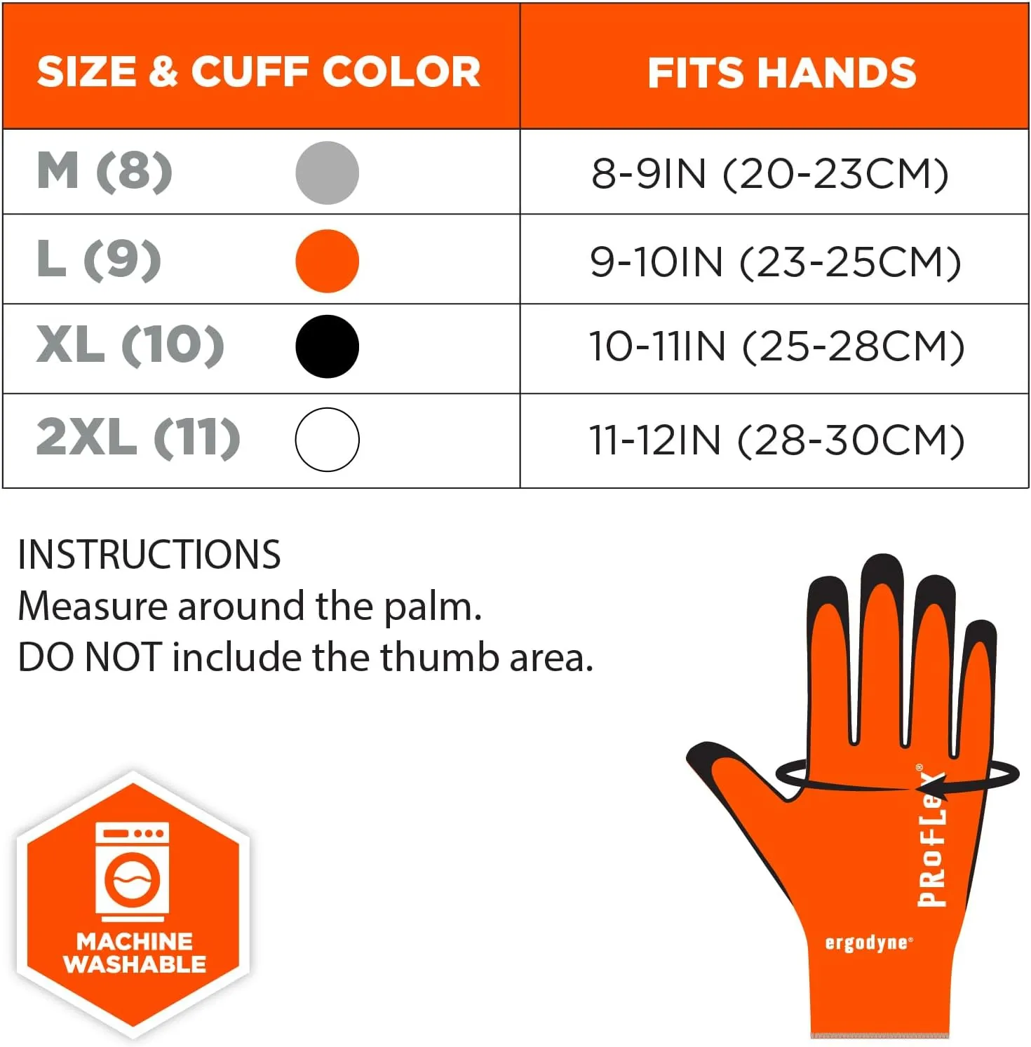 ERGODYNE ProFlex 7401 Coated Winter Work Gloves