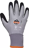 Ergodyne ProFlex 7501 Coated Waterproof Winter Work Gloves, Sandy Nitrile Coated Palms, Thermal Fleece Lining