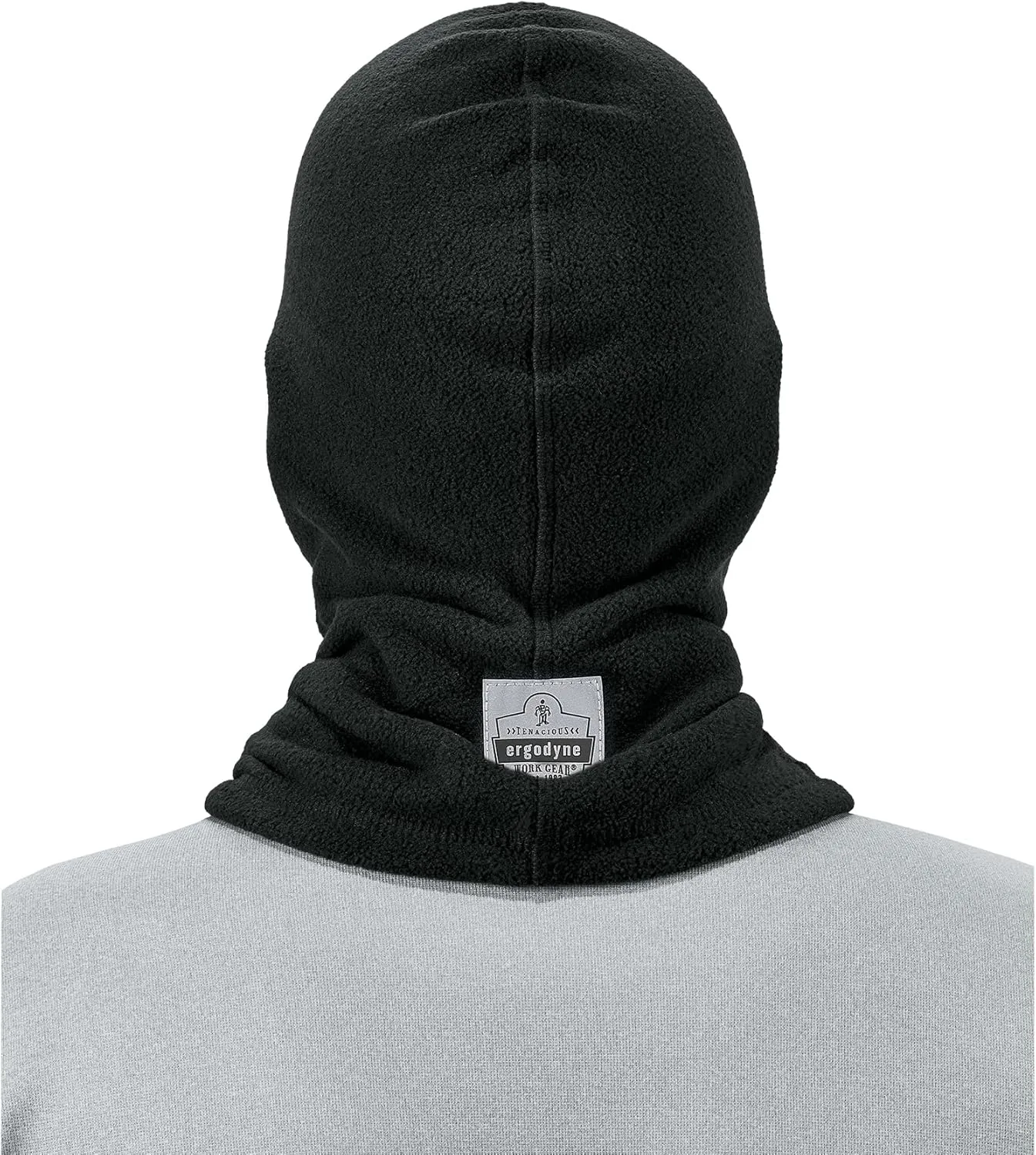 Ergodyne Standard Recycled Balaclava Face Mask, Black