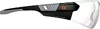 Ergodyne - 59103 Skullerz SAGA Frameless Safety Glasses, Anti Fog Clear Lens Matte Black (Pack of 2) Matte Black Frame
