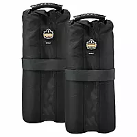 Weight Bags for Pop Up Canopy Tents or Umbrellas, Set of 2, Ergodyne SHAX 6094 , Black