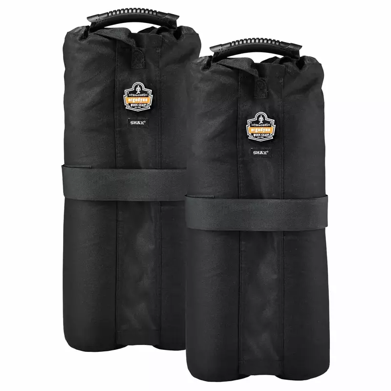 Weight Bags for Pop Up Canopy Tents or Umbrellas, Set of 2, Ergodyne SHAX 6094 , Black
