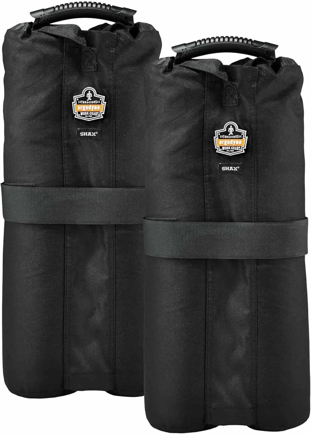 Weight Bags for Pop Up Canopy Tents or Umbrellas, Set of 2, Ergodyne SHAX 6094 , Black