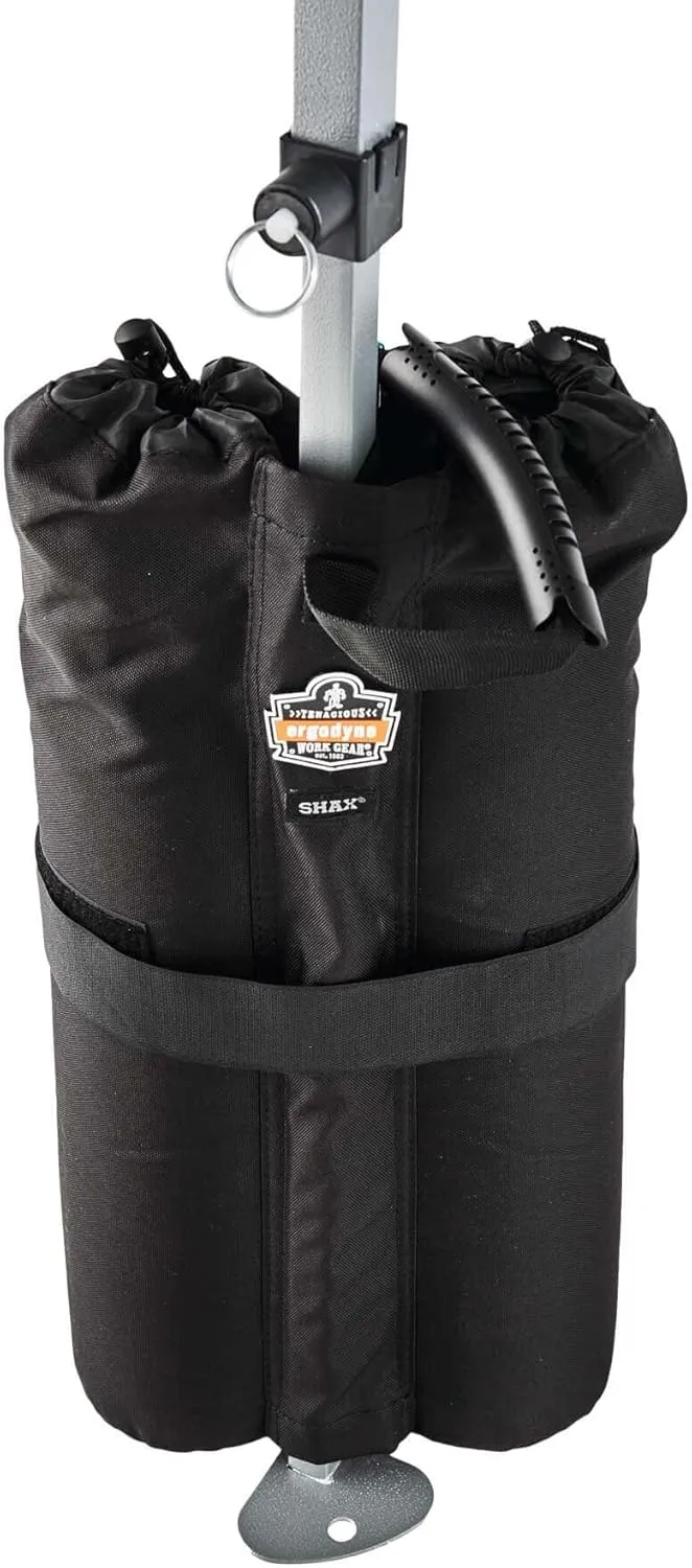 Weight Bags for Pop Up Canopy Tents or Umbrellas, Set of 2, Ergodyne SHAX 6094 , Black