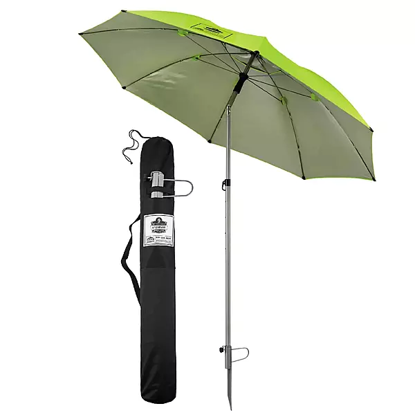 Ergodyne SHAX 6100 Lightweight Industrial Umbrella Lime