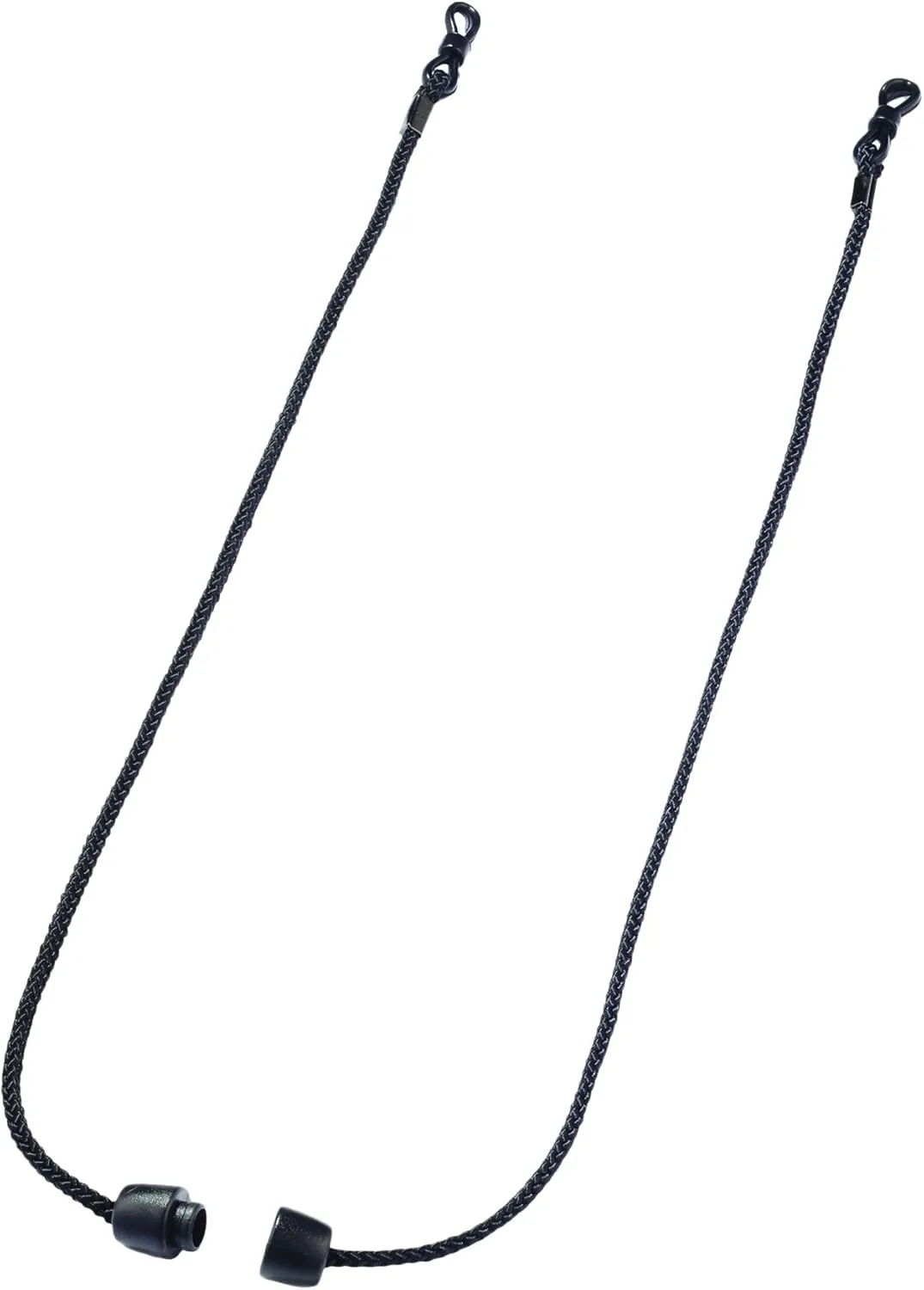 Ergodyne Skullerz 3251 Rope Slip-Fit EyeWear Lanyard, Black (Pack of 4)