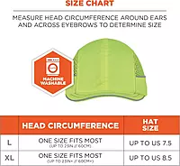 Ergodyne Safety Bump Cap, Baseball Hat Style, Comfortable Head Protection, Short Brim, Skullerz 8950, Factory