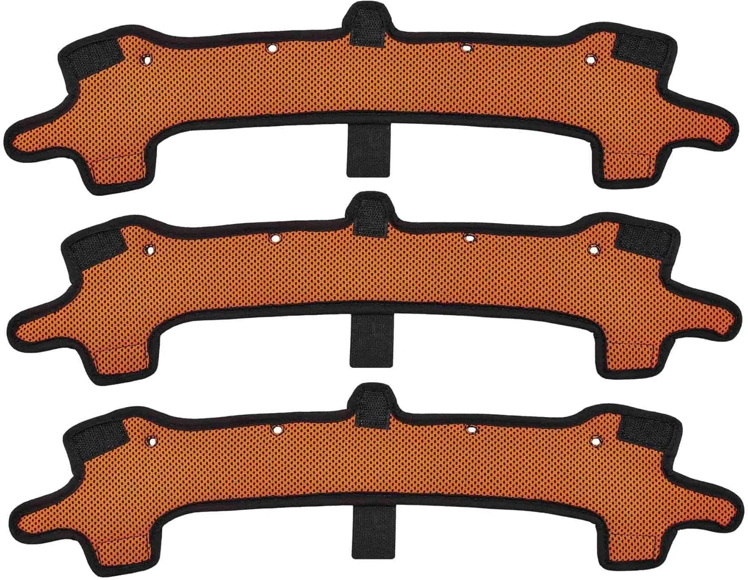 Ergodyne - 60194 Hard Hat Sweatband Replacement Pack (Includes 3), Skullerz 8984,Orange