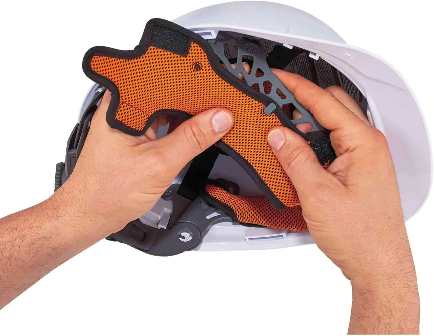 Ergodyne - 60194 Hard Hat Sweatband Replacement Pack (Includes 3), Skullerz 8984,Orange