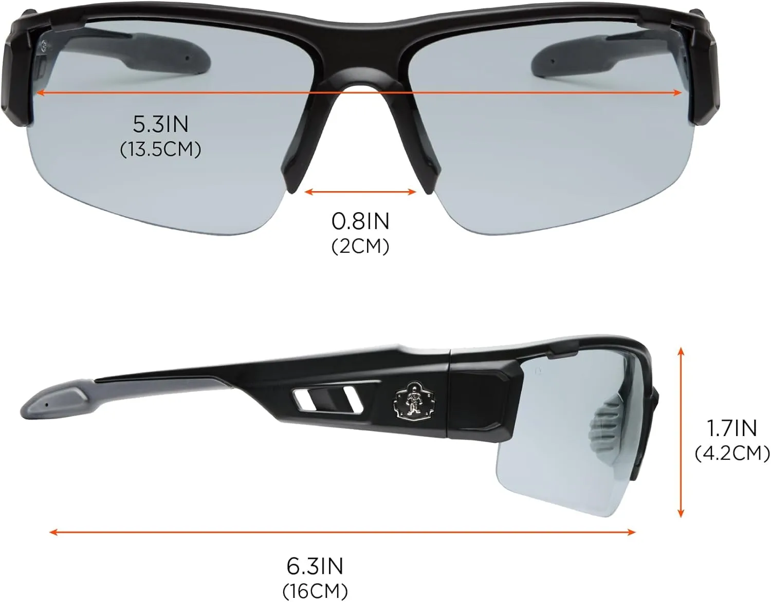 ERGODYNE Skullerz DAGR Safety Glasses