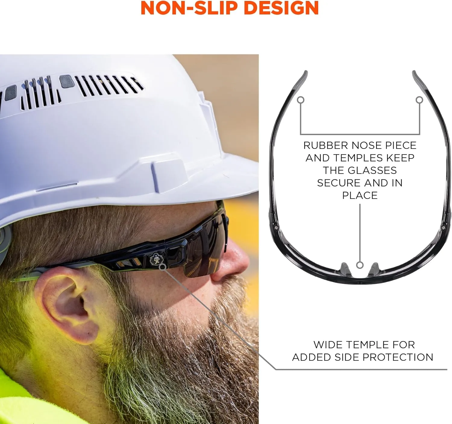ERGODYNE Skullerz DAGR Safety Glasses
