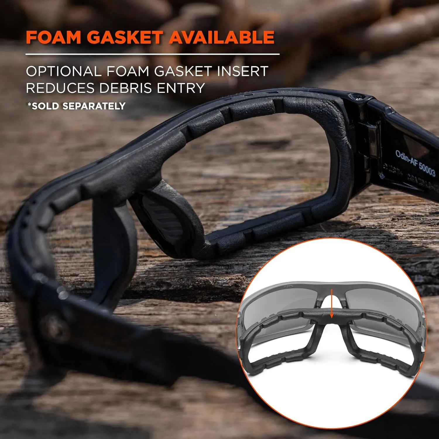 ERGODYNE Skullerz Odin Polarized Safety Sunglasses