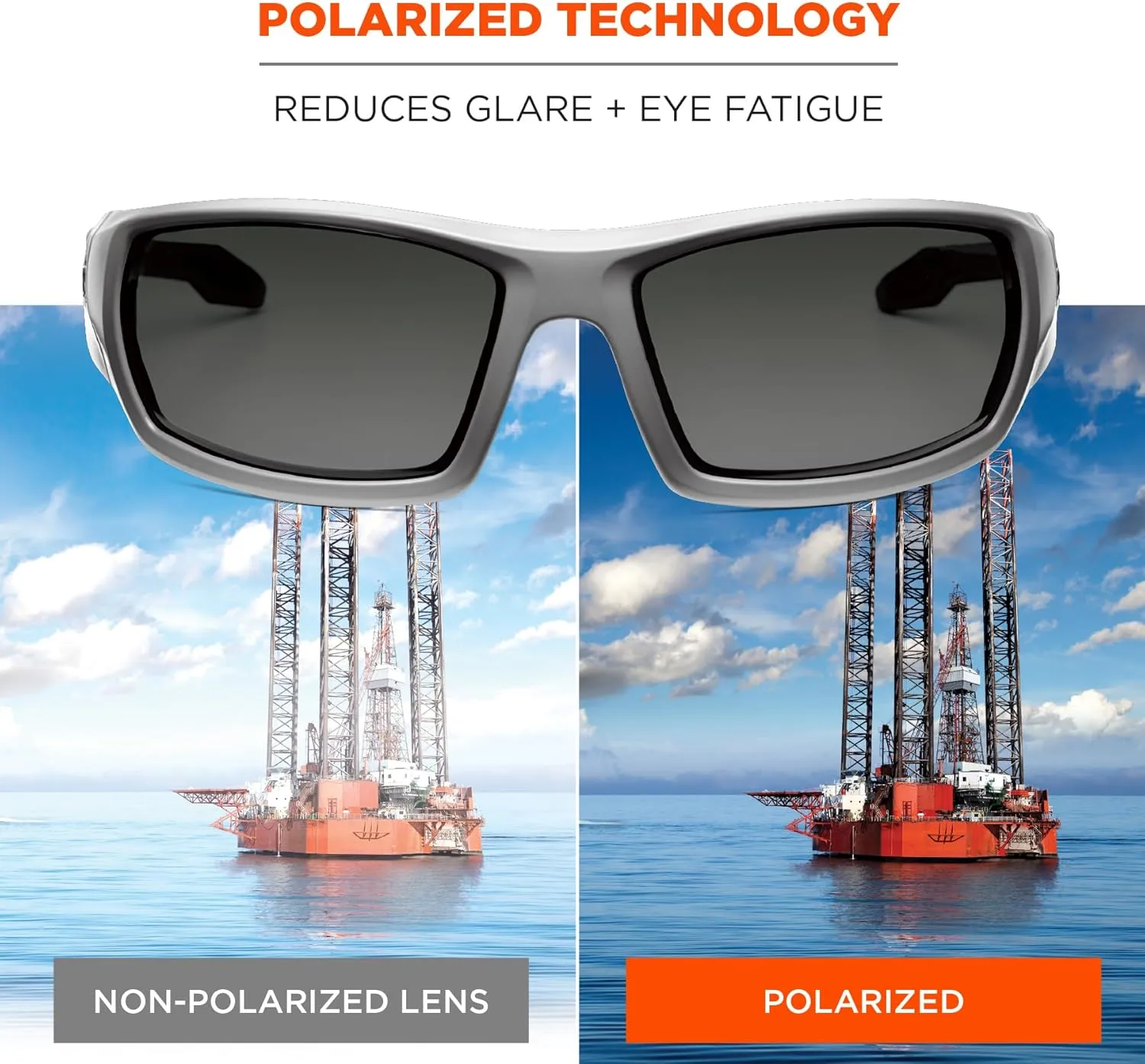 ERGODYNE Skullerz Odin Polarized Safety Sunglasses