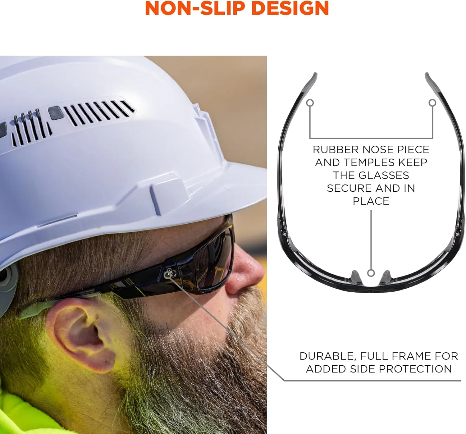 ERGODYNE Skullerz Odin Polarized Safety Sunglasses
