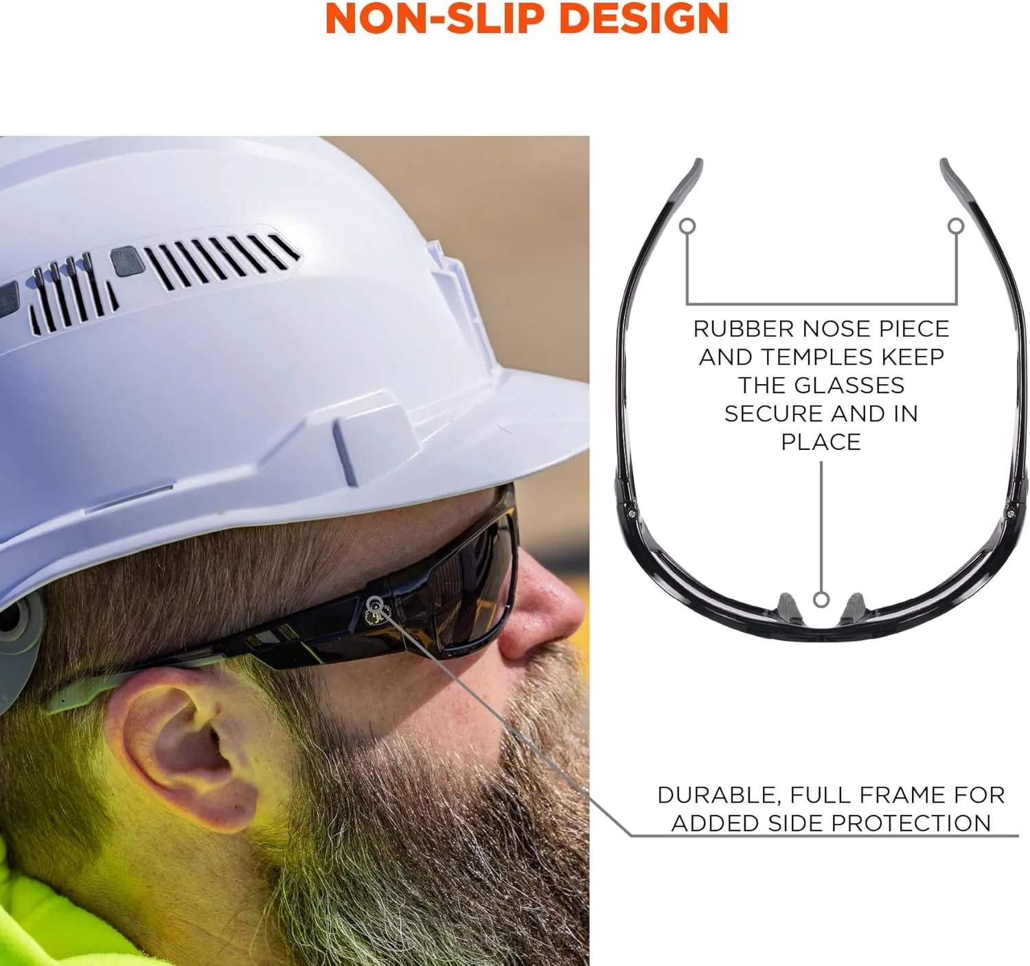 ERGODYNE Skullerz Odin Polarized Safety Sunglasses