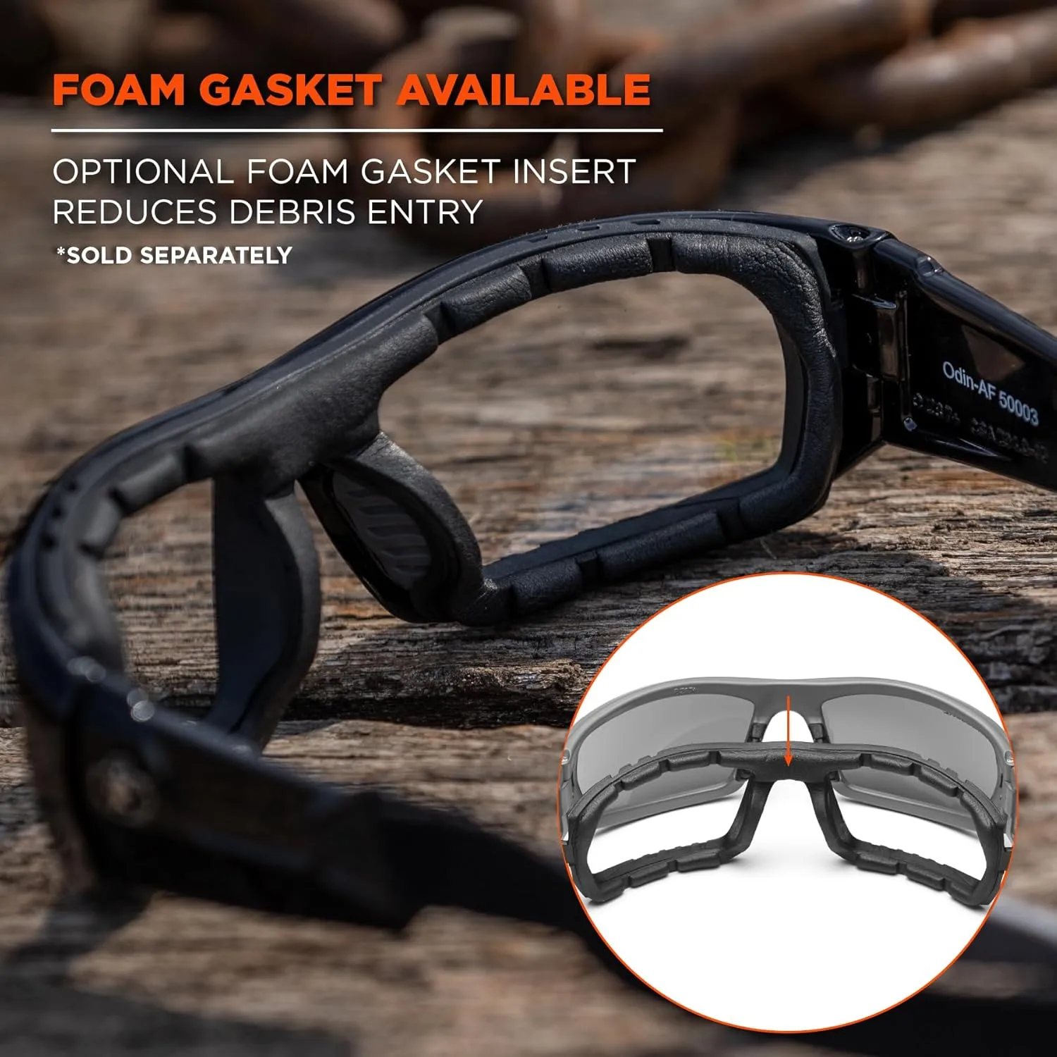 ERGODYNE Skullerz Odin Polarized Safety Sunglasses