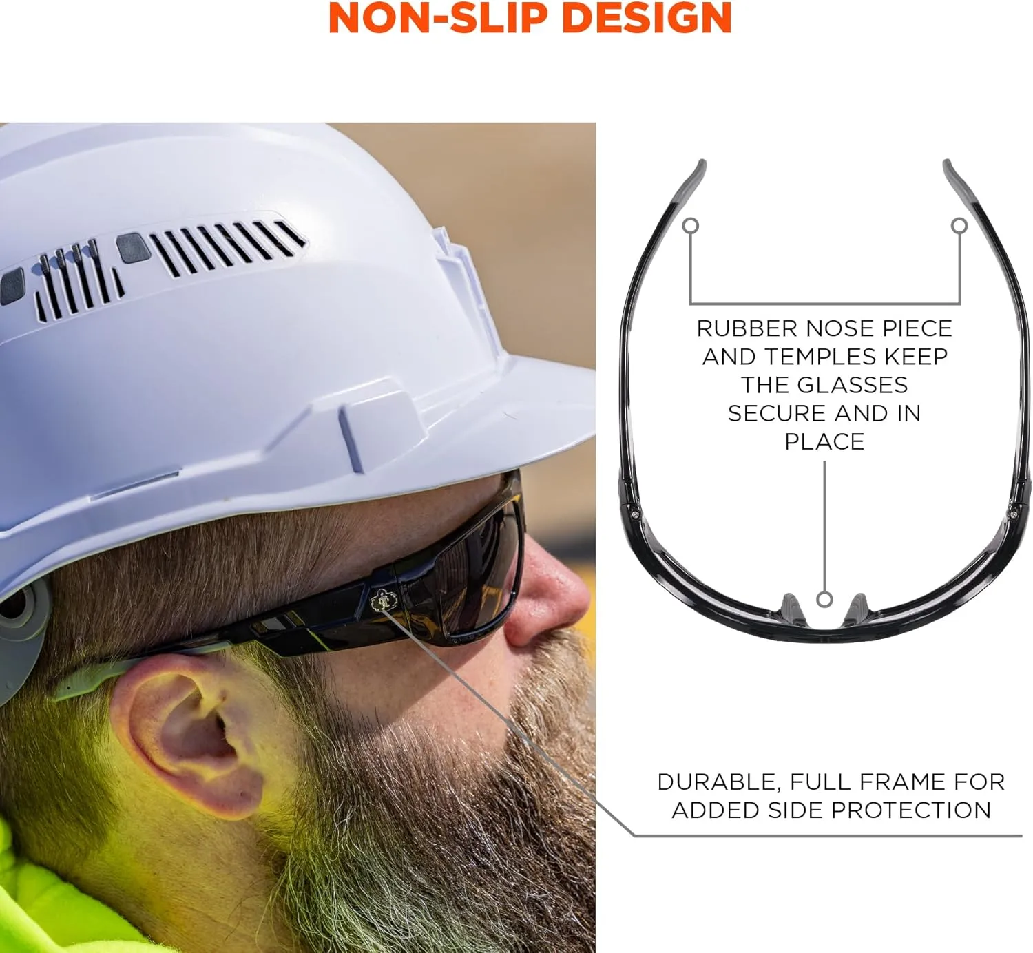 ERGODYNE Skullerz Odin Polarized Safety Sunglasses