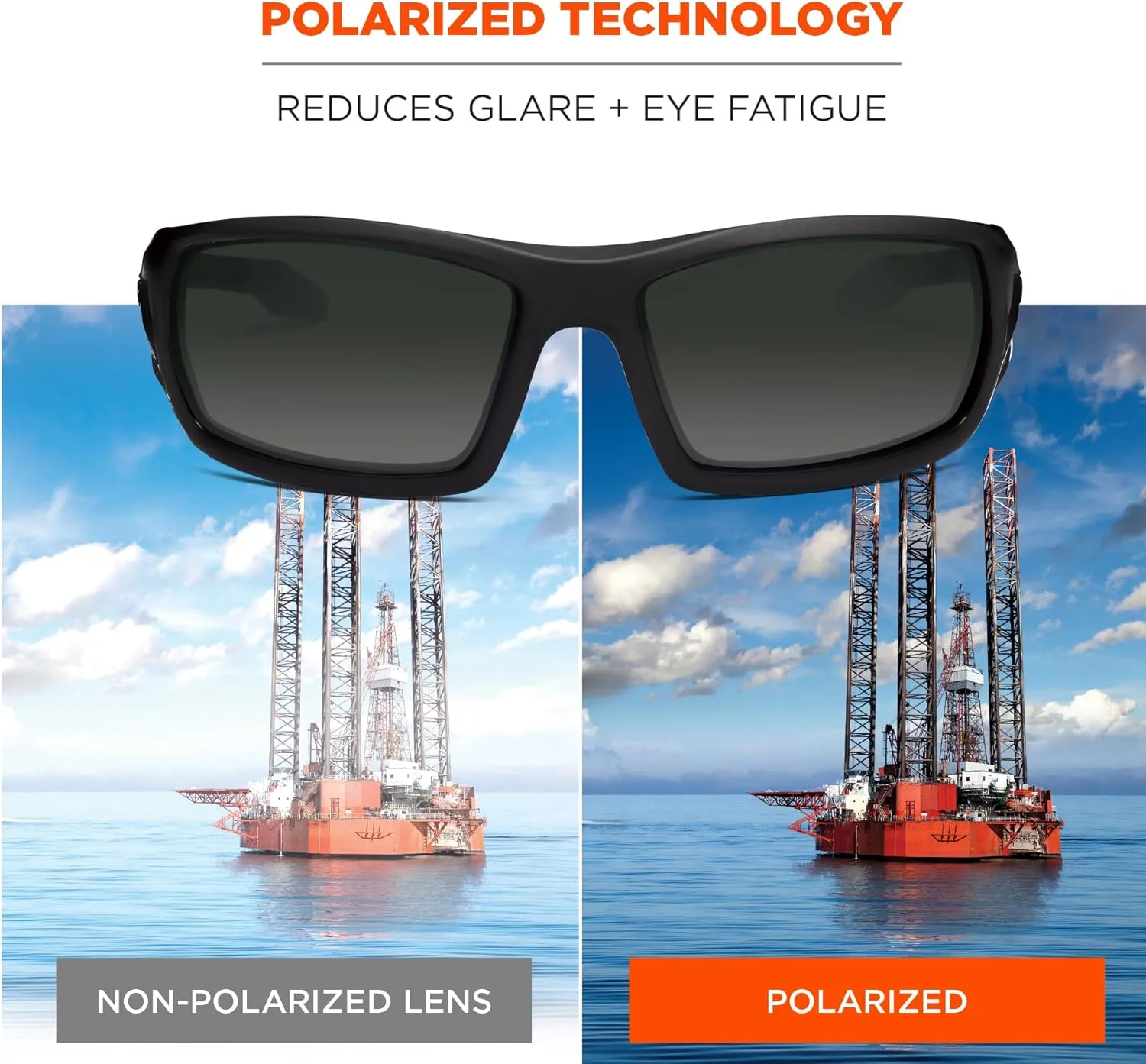 ERGODYNE Skullerz Odin Polarized Safety Sunglasses