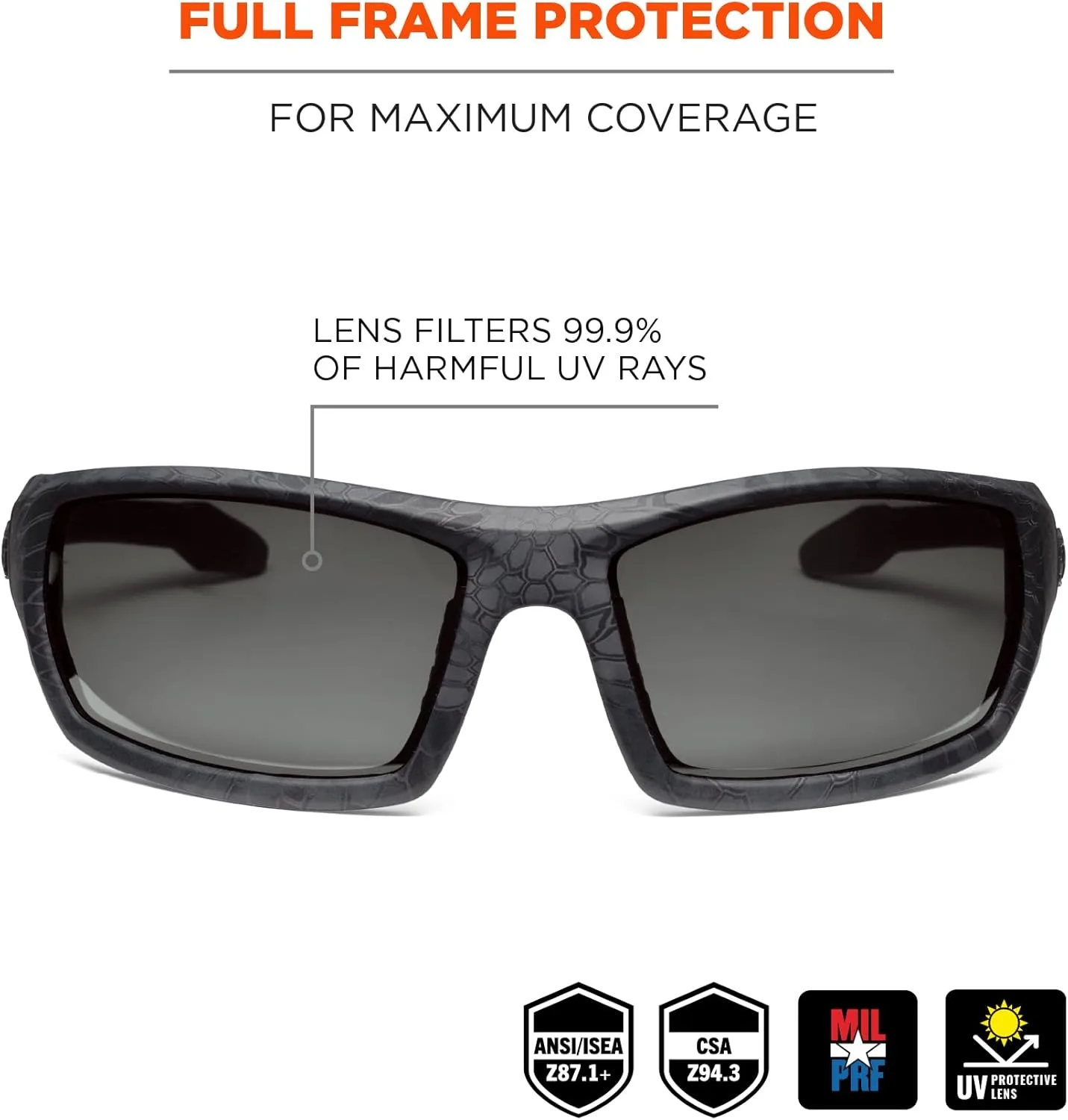 ERGODYNE Skullerz Odin Polarized Safety Sunglasses