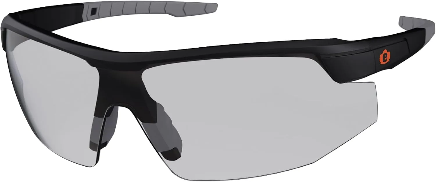 Ergodyne Skullerz SKOLL Anti-Fog Safety Glasses, Matte Black Frame