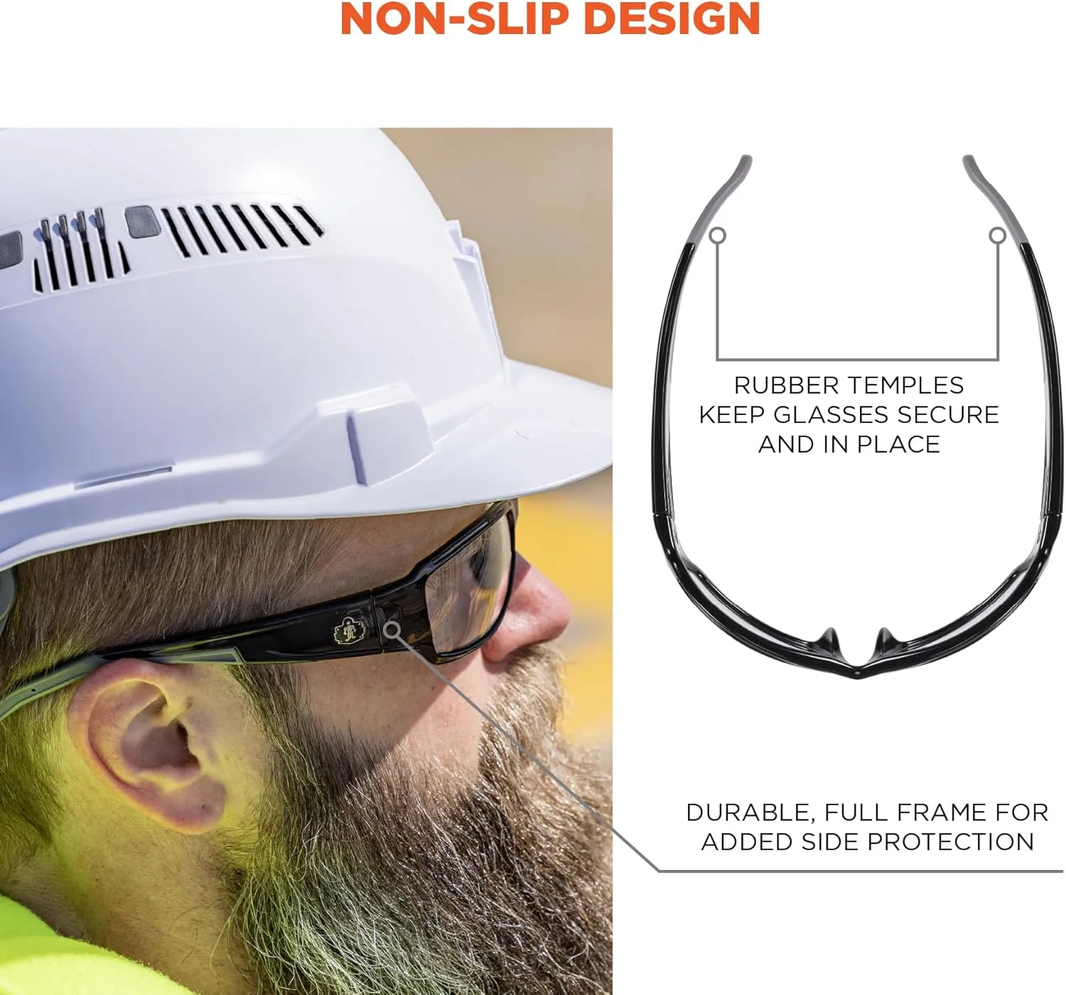 ERGODYNE Skullerz THOR Anti-Fog Safety Glasses