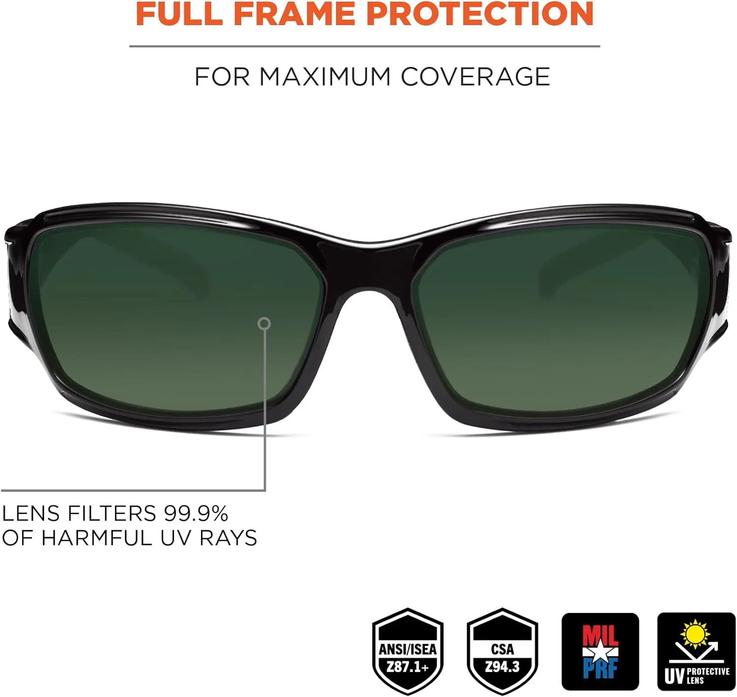 ERGODYNE Skullerz THOR Polarized Safety Glasses