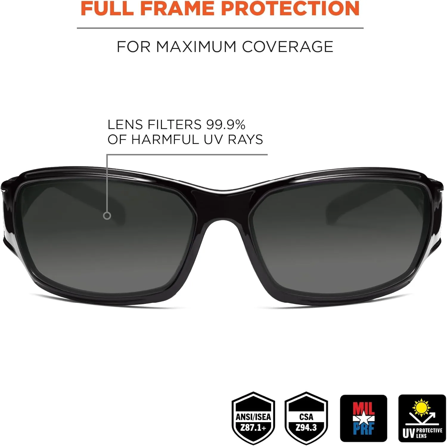 ERGODYNE Skullerz THOR Safety Glasses