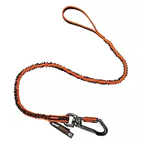 Shock Absorbing Tool Lanyard with Swiveling Locking Carabiner, Tool Weight Capacity 25lbs, Ergodyne Squids 3109 f(x)