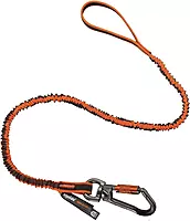 Shock Absorbing Tool Lanyard with Swiveling Locking Carabiner, Tool Weight Capacity 25lbs, Ergodyne Squids 3109 f(x)
