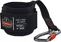 Ergodyne Squids 3122 Wrist Tool Lanyard, Carabiner Tool Tethering Attachment, Tool Weight Rating 5lbs