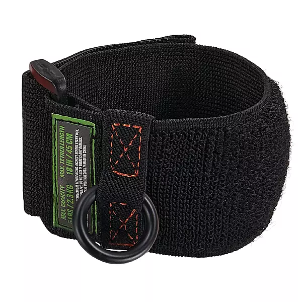 Ergodyne Squids 3123 Tool Wristband with D-Ring Tool Lanyard Tethering Attachment Point, Tool Weight Rating 5lbs
