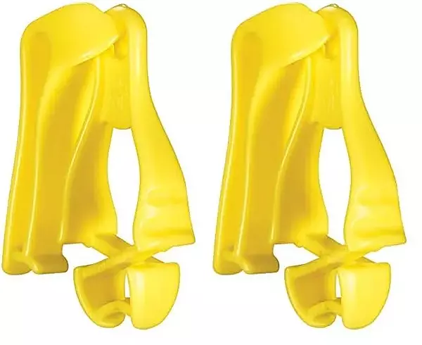 Ergodyne Squids 3405 Glove Clip Holder with Belt Clip, Lime (Pack of 2)