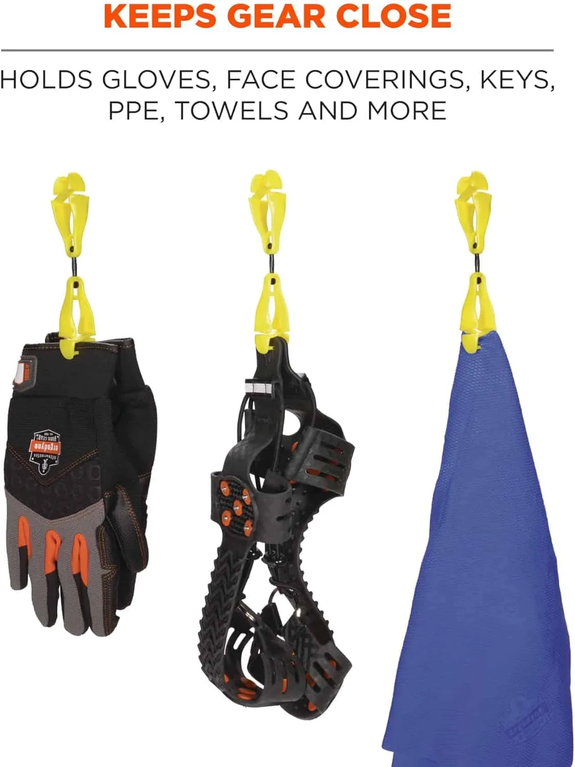 Ergodyne Squids 3420 Swiveling Dual-Clip Glove Holder