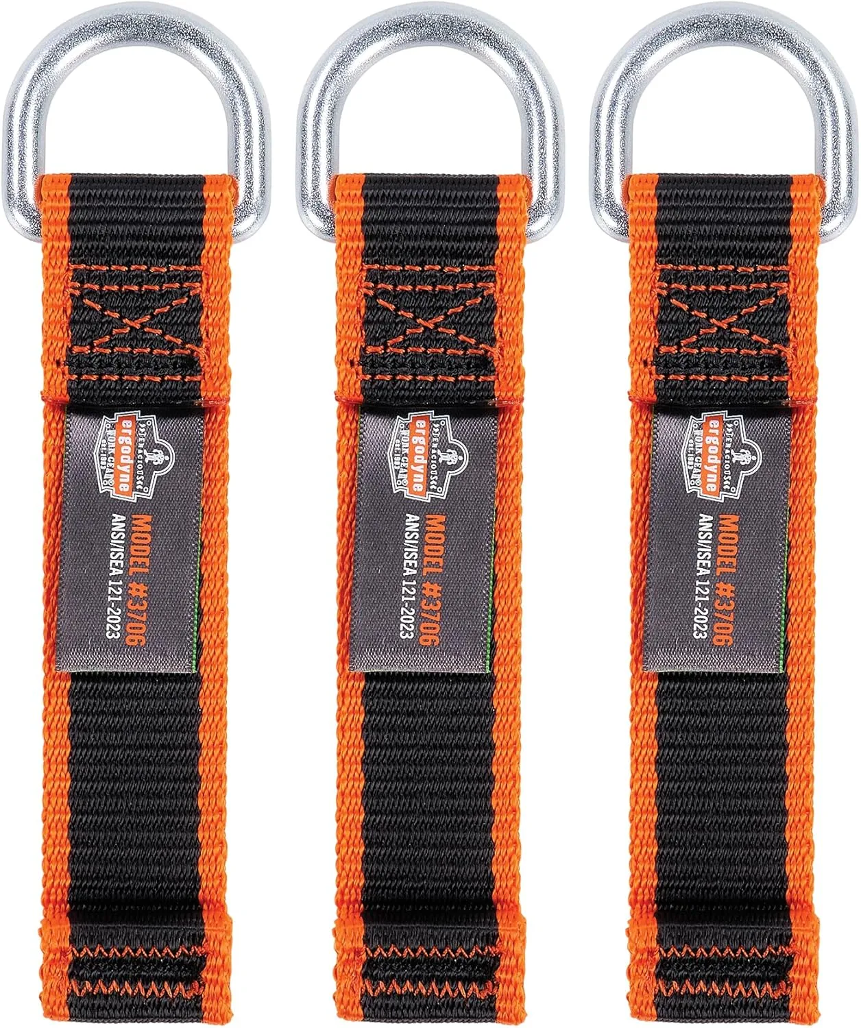 Ergodyne Squids 3706 Tool Tethering Attachment for Hand Tools, 5lbs Weight Rating, 3-Pack