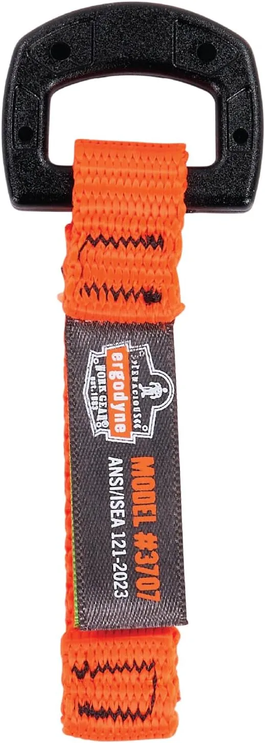 Ergodyne Squids 3707 Tool Tethering Attachment for Hand Tools, Non Conductive D-Ring, 2lbs Weight Rating, 6-Pack