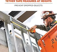 Ergodyne - 19770 Squids 3770 Tape Measure Holder, Orange Large