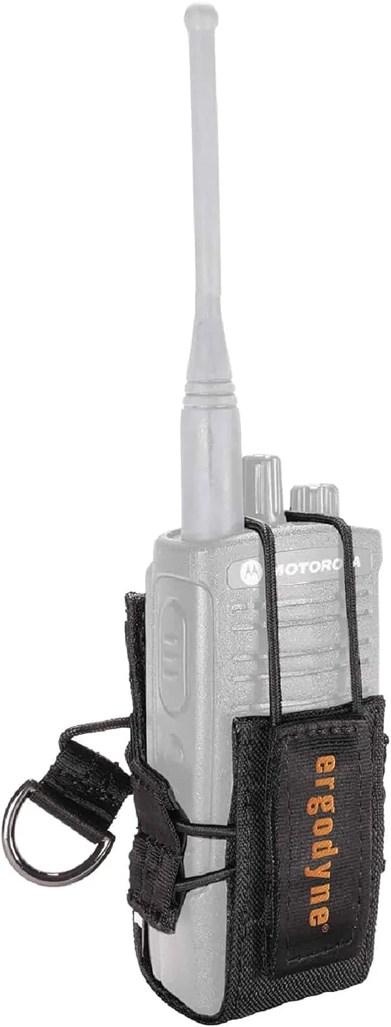 Ergodyne Squids 3772 Radio Holster Trap, Large, Black