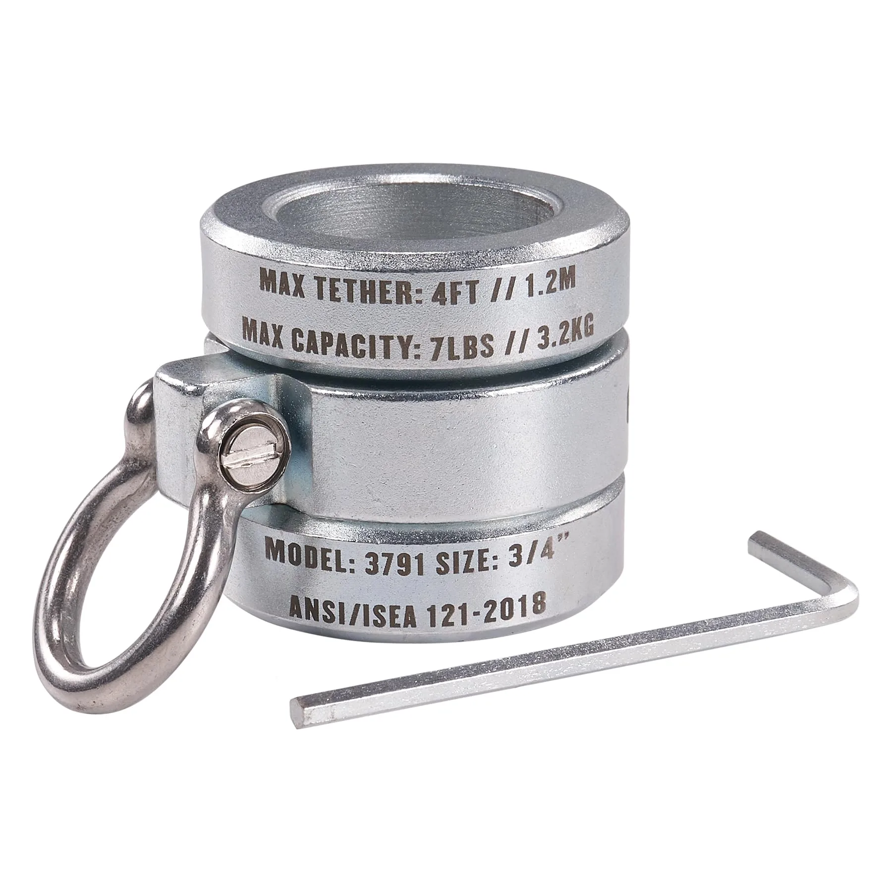 Ergodyne Squids 3791 Sleever Bar Locking Collar with Tethering Attachment Point