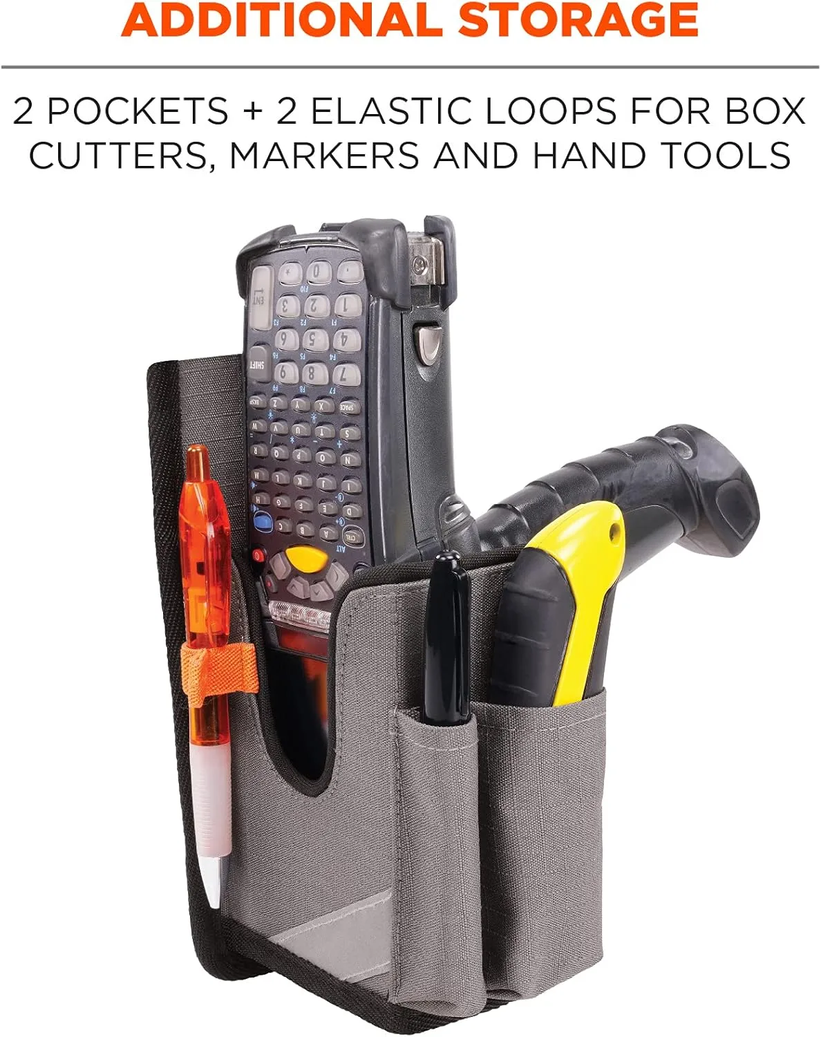 ERGODYNE Squids Barcode Scanner Holster with Belt Clip or Loop