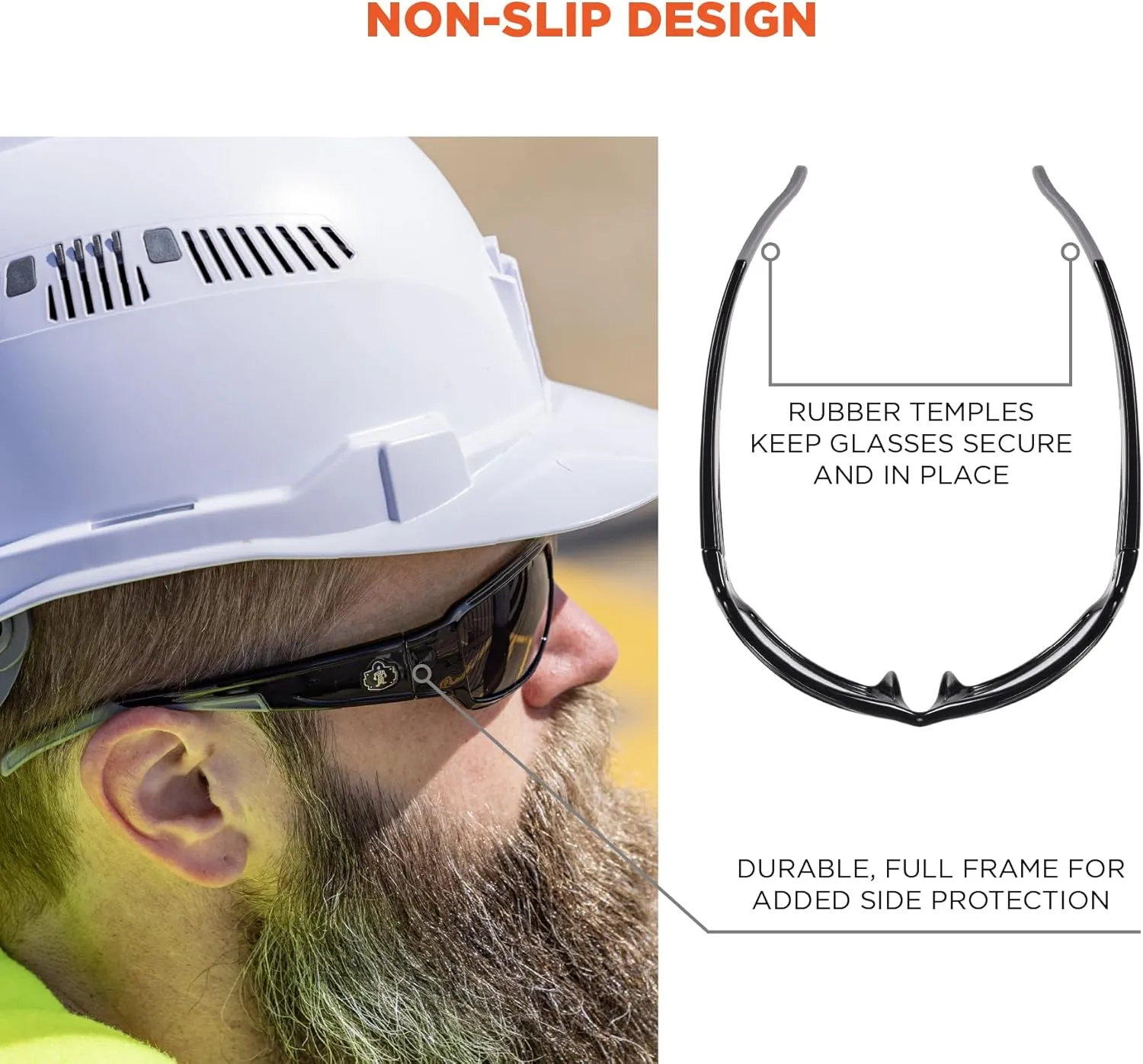 ERGODYNE Skullerz THOR Anti-Fog Safety Glasses