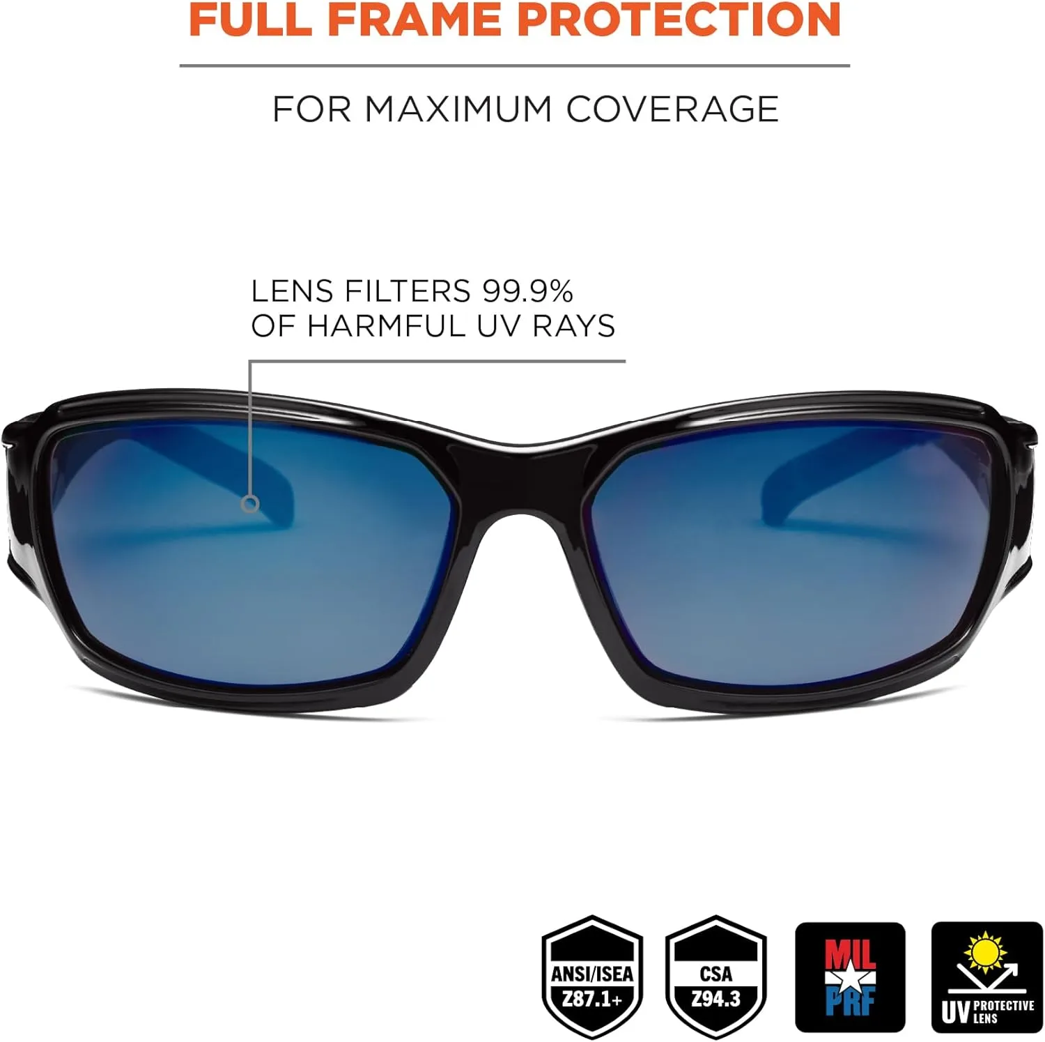 ERGODYNE Skullerz THOR Safety Glasses