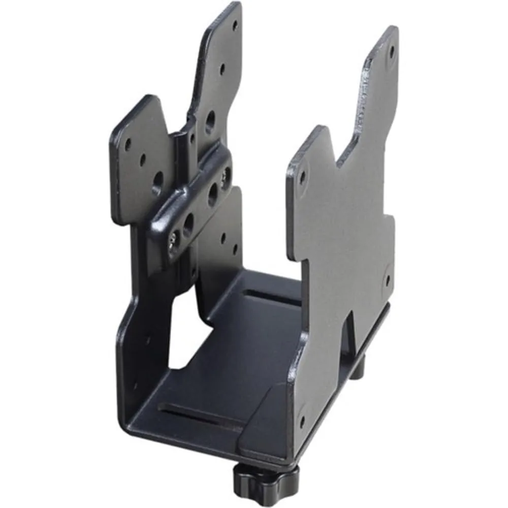 Ergotron CPU Mount for Thin Client, Flat Panel Display - Black - 6 lb Load Capacity - 75 x 75