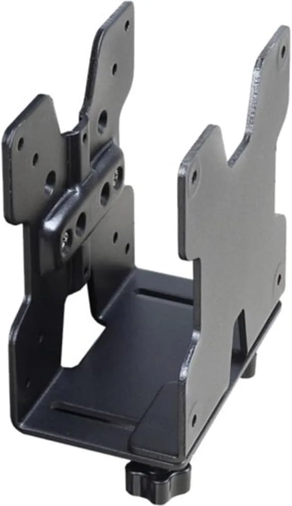 Ergotron CPU Mount for Thin Client, Flat Panel Display - Black - 6 lb Load Capacity - 75 x 75