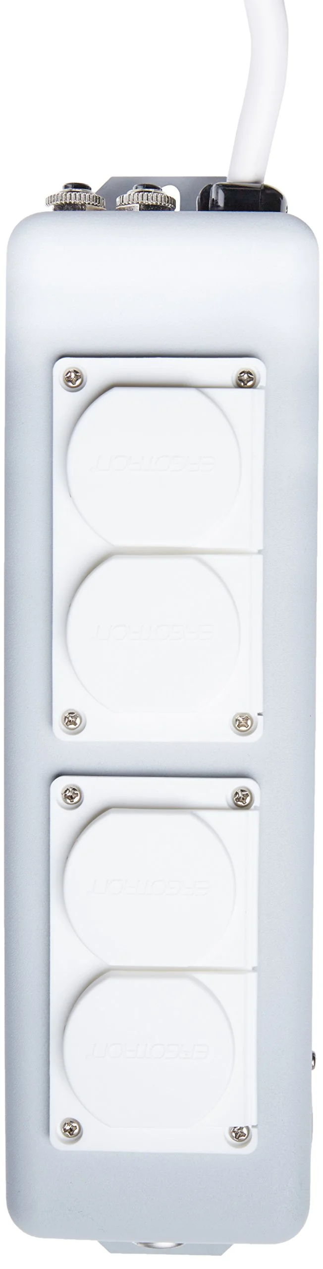 Ergotron 4-Outlets Medical Grade Power Strip - NEMA 5-15P - 4 NEMA 5-15R - 8 ft