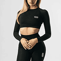 Women's Solid Color Winter Yoga Suit Activewear Long Sleeve Gym Fitness Women Yoga Set