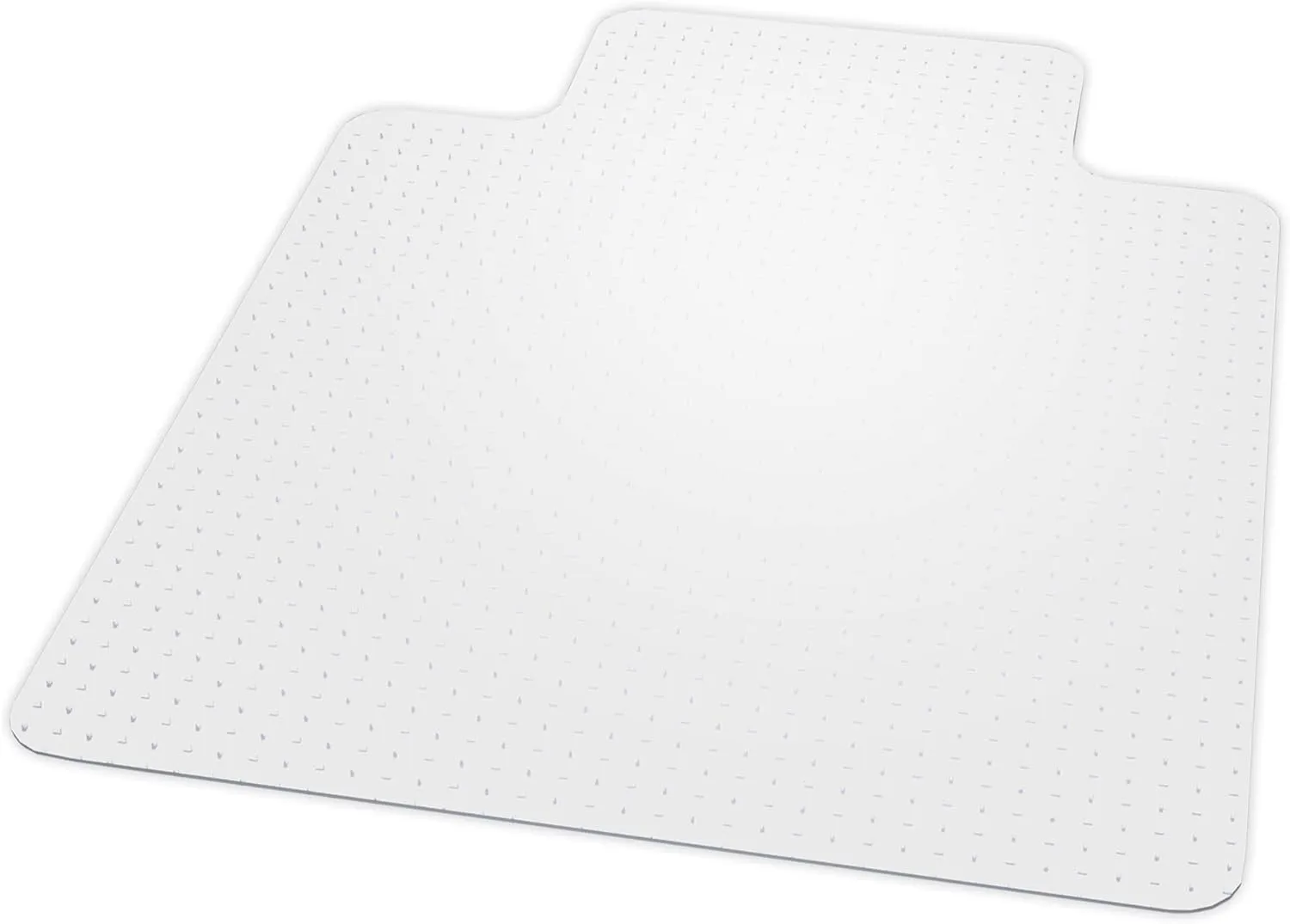 Chair Mat for High Pile Carpet 45"x53" Rectangle with Lip, Beveled Edge